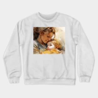 Safe in a Mother's Arms Crewneck Sweatshirt